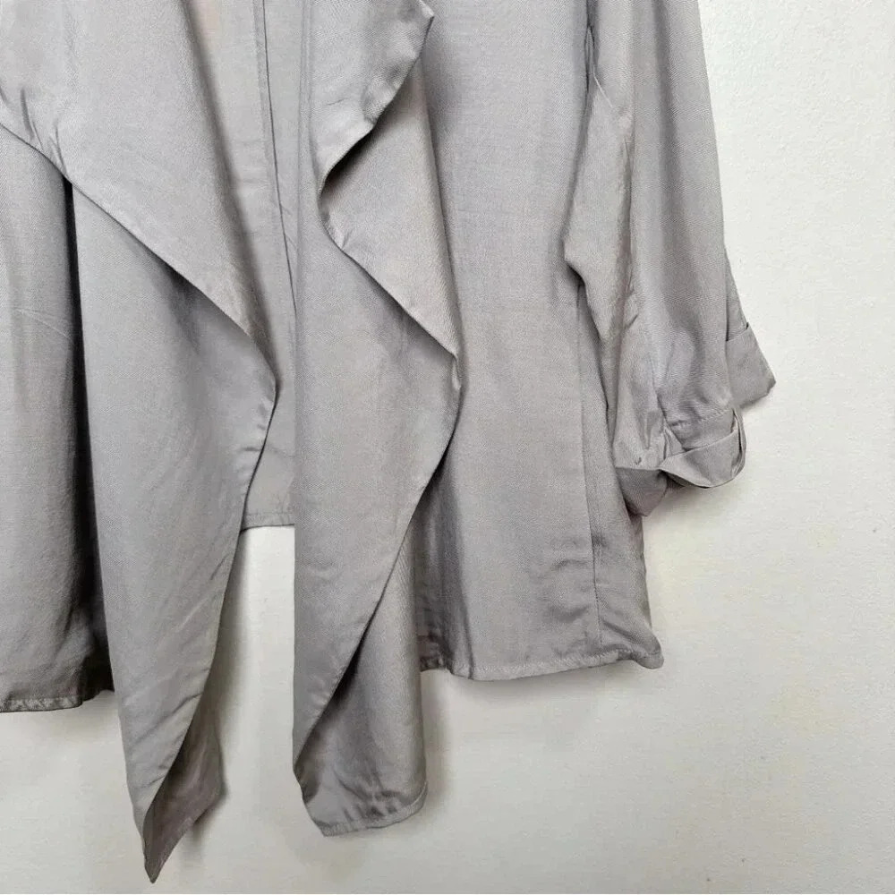 Club Monaco Womens Medium Drape Asymmetrical Jacket - Picture 7 of 14